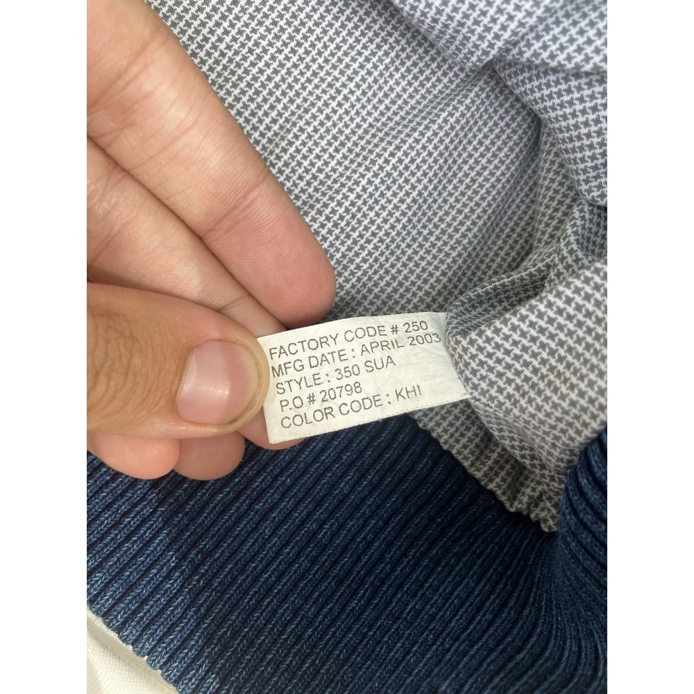 Vintage Diner Jean Jacket Mens Large L Blue Denim Varsity Cotton USA Made 90s - Picture 11 of 13